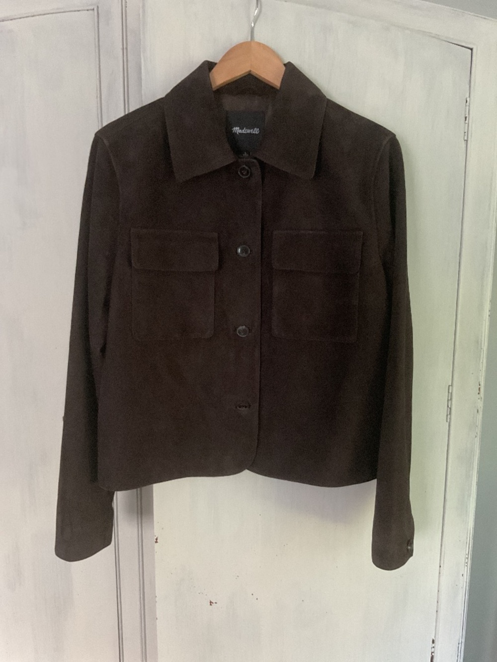 Like New Madewell Brown Suede Jacket L